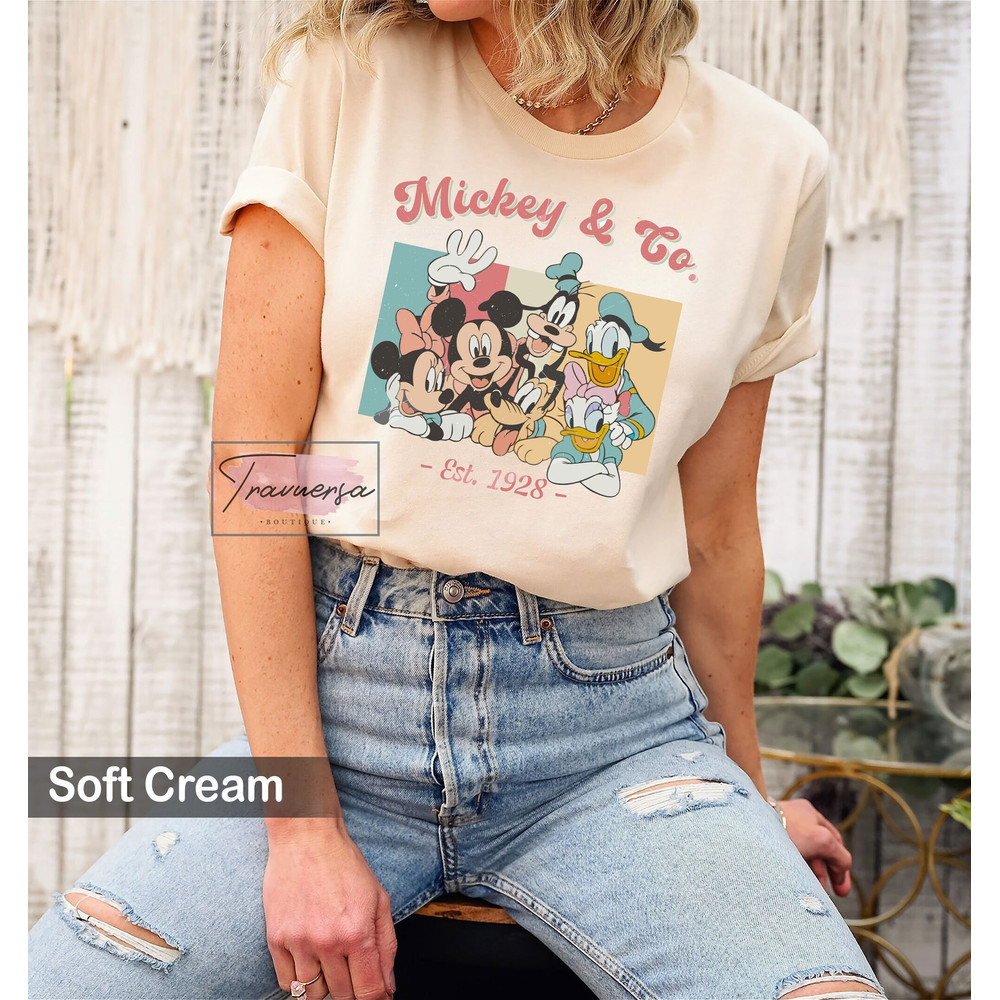 Vintage Mickey & Co 1928 T-Shirt, Retro Vintage Disney Shirt, Retro Mickey And Co, Disneyworld Shirt, Disney Family Matching Shirt.jpg