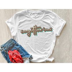 retro sagittarius shirt, sagittarius shirt, sagittarius gifts, sagittarius birthday gift, zodiac sagittarius shirt, vint