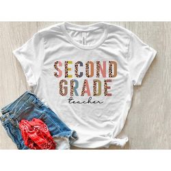 second grade teacher shirt, first day of school, back to school shirt, teacher shirts, 2nd grade teacher shirt, second g