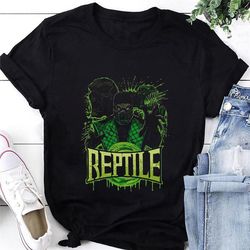 reptile mortal kombat video game t-shirt, reptile shirt, mortal kombat shirt, mortal kombat movie shirt, mk shirt, morta