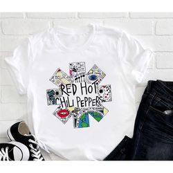 graphic red hot chili peppers t-shirt, red hot chili peppers 2024 tour t-shirt, rhcp rock band shirt, rhcp band fan gift