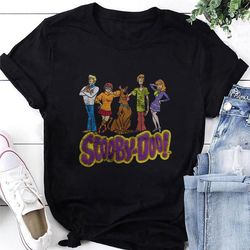 team scooby doo distressed t-shirt, scooby doo shirt fan gifts, scoobydo shirt, vintage cartoon network shirt, scooby-do