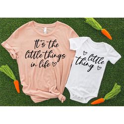 it's the little things in life shirts, first mother's day, little thing shirt, cute mother daughter gift