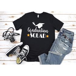 graduation squad shirt, graduation shirt, bachelor shirt, squad matching shirt, school shirt