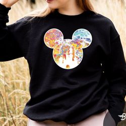 disney mickey ears sweatshirt, disney mickey sweatshirt, disney sweatshirt, mickey ears, disney colorful, disneyland swe