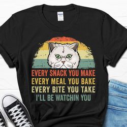 persian cat shirt, i will be watching you persian cat shirt, persian cat owner gift, cat life gift, cat lover t-shirt, c