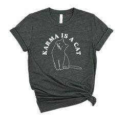 karma shirt, karma is a cat t-shirt, music album shirt, pop concert tshirt, eras tour cat lover tee, karma lyric merch s