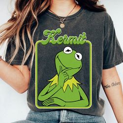 kermit the frog y2k style shirt, the muppet t-shirt, vintage retro tee, disney family vacation, disneyland trip