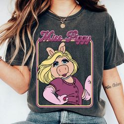 miss piggy y2k style shirt, the muppet t-shirt, vintage retro tee, disney family vacation, disneyland trip