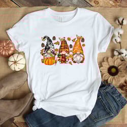 thanksgiving gnomes t shirt, fall gnomes shirt, pumpkin shirt, cute thanksgiving tee, happy thanksgiving shirt, hello fa