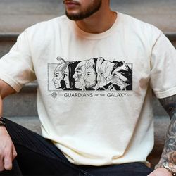 guardians of the galaxy vol. 3 comic panel profiles shirt, marvel movie 2023, family matching tee gift ideas for men wom