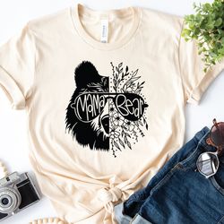 mama bear shirt, flower mama bear tshirt, floral mama bear shirt, gift for mom, mother's day gift