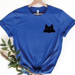 kitten shirt, cute cat shirt, cat owner gift, pocket cat shirt, pet lover shirt, animal lover shirt, cat owner shirt, gi