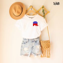 republican shirt, republican pocket shirt, republican elephant shirt, freedom shirt