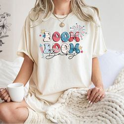 boom boom baby 4th of july t-shirt, fireworks shirt, fourth of july shirt, retro 4th of july, independence day tshirt, r