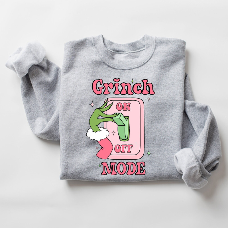 Grich Hand Sweater, Grin Mode On Shirt, Movie Christmas Hoodie, That's It I'm not Going, Merry Grinmas, Gift for Christmas.jpg