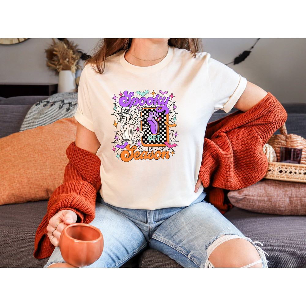 Spooky Season Shirt, Halloween Shirt, Fall shirt, spooky season shirts, vintage spooky shirt, retro Halloween, spooky, Ghost Tee, Halloween.jpg