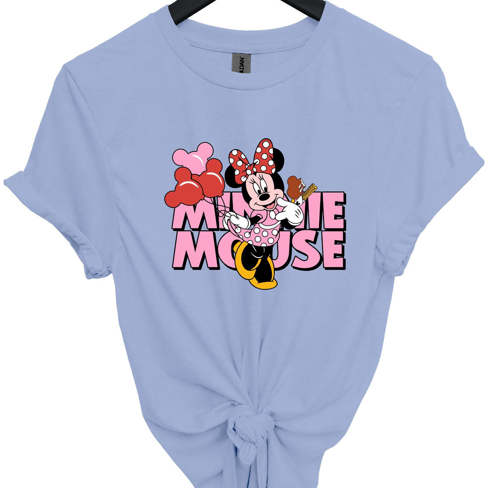 Disney Minnie Balloon Shirt, Minnie Mouse Balloon Shirt, Minnie Mouse Shirt for Women, Minnie Mickey Shirt, Minnie Mouse Birthday Shirt Girl.jpg