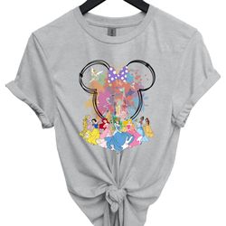 disney watercolor castle princess shirt, princess minnie ears castle, magic kingdom tee, princess kids castle, disney pr