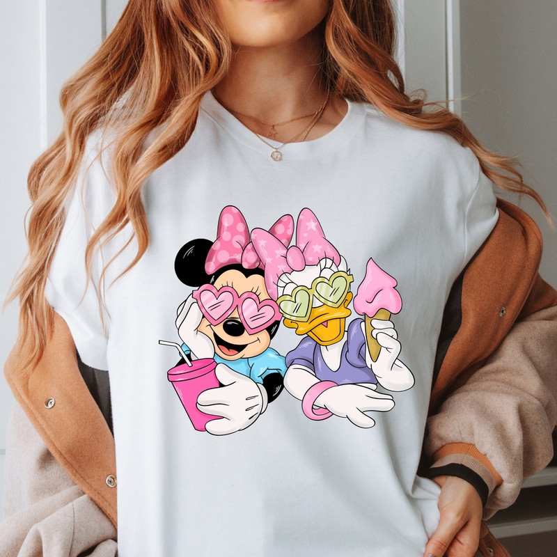 Minnie Mouse And Daisy Duck Shirt, Disney Mickey Mouse Friends Shirt, Disneyland Best Friends Shirts, Disney Girls Trip Shirts, Cute Disney.jpg