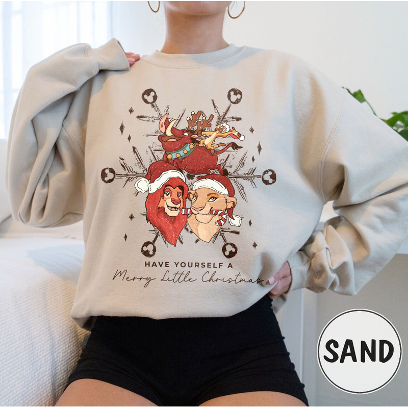 Disney Have Yourself A Merry Little Christmas Sweatshirt, Lion King Christmas Tee, Disney Christmas Sweatshirt, Magical Land Christmas Shirt.jpg