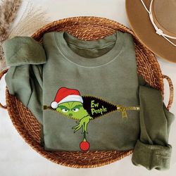 ew people whoville sweatshirt, christmas the grinch shirt, family christmas movie shirt, funny christmas gifts, ew grinc