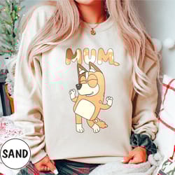 vintage dad mom bluey shirts, bluey mum sweatshirt, chilli heeler shirt, mama sweatshirt, chilli heeler, bluey family sh