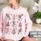 Vintage Disney Pink Christmas Tree Shirts, Retro Mickey And Friends Pink Christmas Shirt, Cute Disney Christmas Shirt, Merry Christmas Shirt.jpg