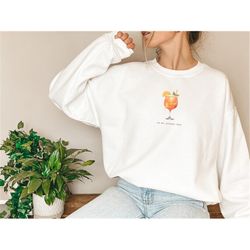 in my aperol era, trendy crewneck, aperol spritz vintage shirt,gift for cocktail lovers,cocktail sweatshirt,cool bartend