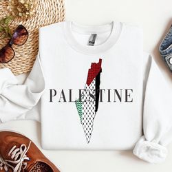 free palestine sweatshirt, palestine map shirt, free palestine sweatshirt, palestine gift, palestine solidarity unisex,