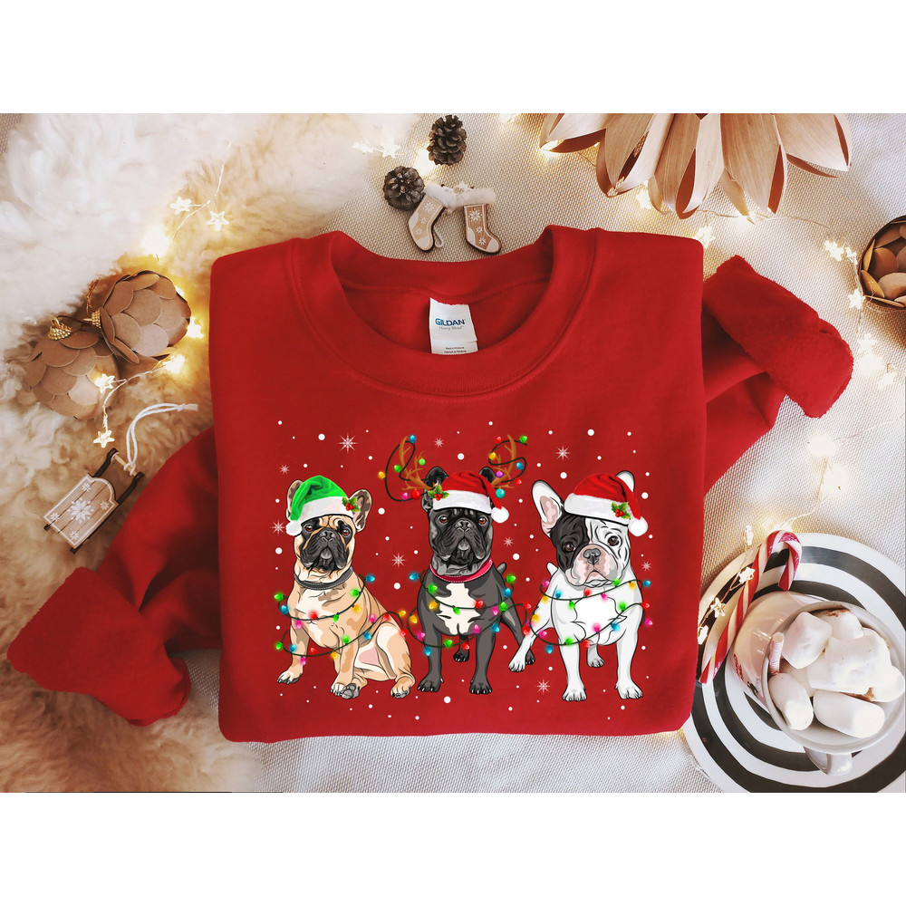 French Bulldog Christmas Sweatshirt, Frenchie Lover Sweatshirt,French Bulldog Sweatshirt, Ugly Christmas Sweatshirt, Frenchie Dog Sweatshirt.jpg