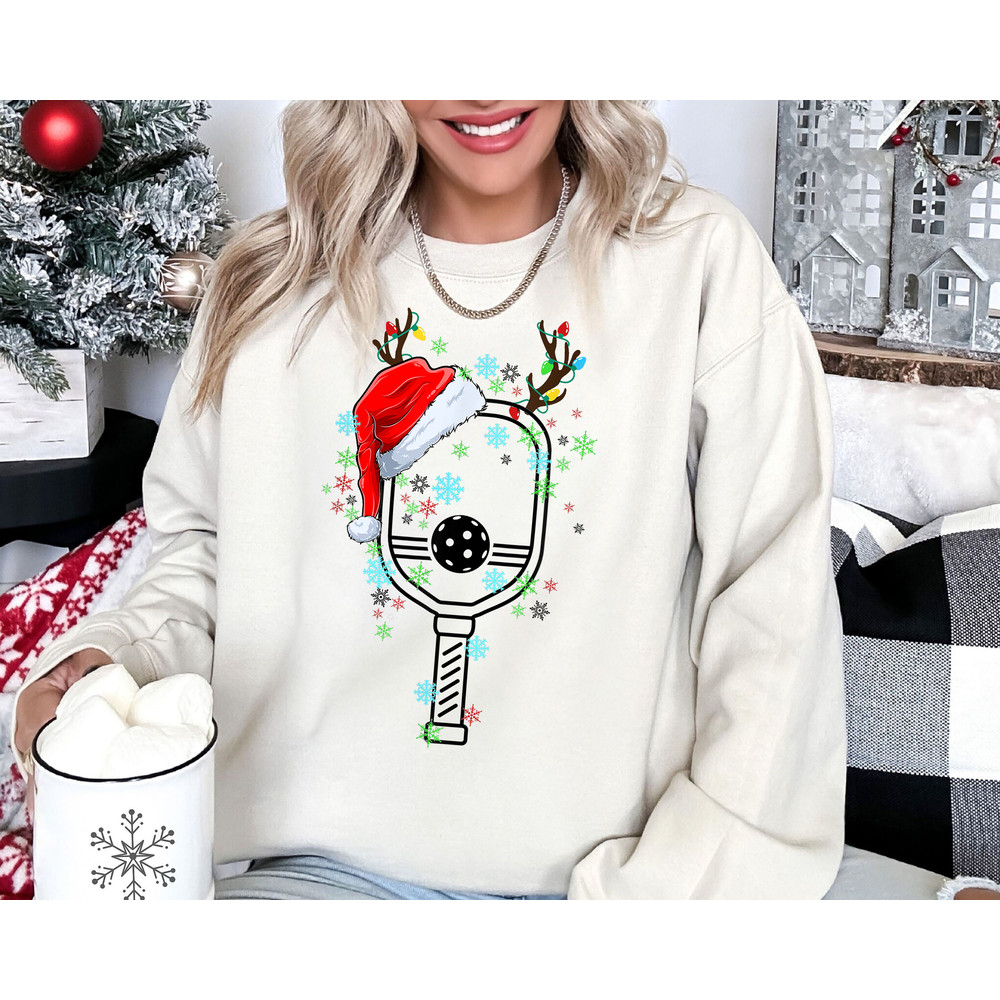 Pickleball Christmas Shirt, Pickleball Shirts Christmas, Pickleball Shirt for Pickleball Player, Pickleball Couple Shirt, Ugly Xmas Sweater.jpg