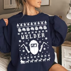 ugly welders christmas sweatshirt, welder hoodie, american welder, xmas welder gift, welder christmas shirt, welder logo