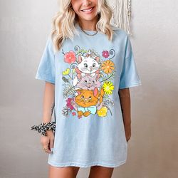 disney the aristocats floral sweatshirt, disney marie aristocats shirt, marie berlioz toulouse aristocats tee, cat lover