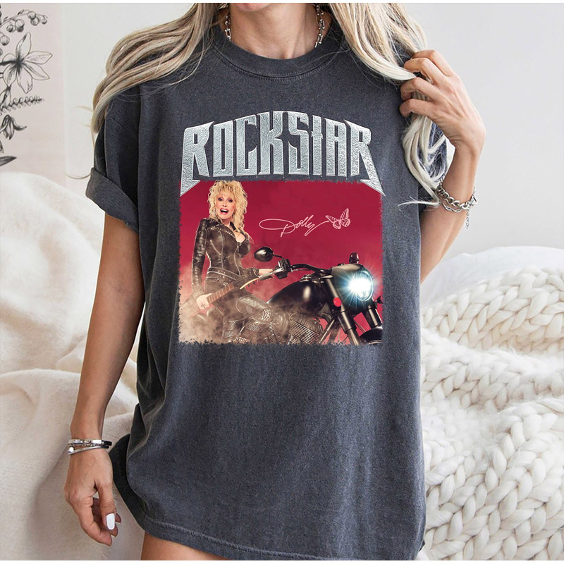Dolly Parton Rock Star Retro Dolly Parton Country Music Sweatshirt, Dolly Rock Music, Dolly Parton Graphic T-Shirt, Dolly Parton Shirt.jpg