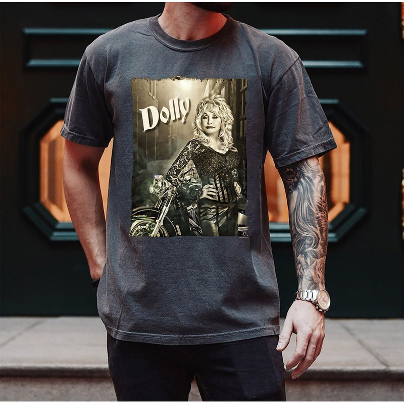 Rockstar Dolly Parton Shirt, Dolly Rock Music Shirt, Retro Dolly Parton Country Music Shirt..jpg