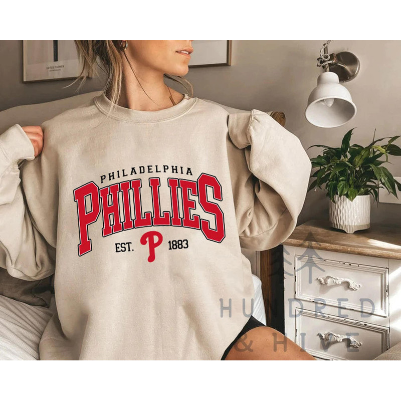 Phillies Vintage Sweatshirt, In October We Wear Red Shirt, Kyle Schwarber T-Shirt, Baseball Jersey Fan Gift.jpg