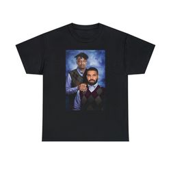 Drake 21 Savage Step Bros Funny Shirt Christmas Gift Fathers Day Unisex Heavy Cotton Tee