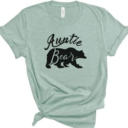 auntie shirt - auntie bear shirt - funny aunt gift - mothers day gift - womens shirt - auntie funny t-shirt aunt, bear s