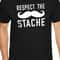Dad Gift Respect The Stache Mustache Shirt - Funny Shirts for Men - Fathers Dad Gift - Dad Shirt Husband Gift - Daddy Shirt.jpg