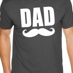 Dad Shirt  Dad Mustache - Fathers Day Gift - Daddy T Shirt - Funny Shirts for Men - Husband Shirt Dad Gift Funny Mustach