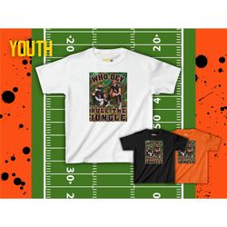 cincinnati bengals youth shirt - who dey, rule the jungle