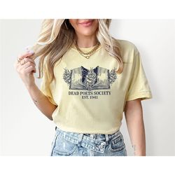 dead poets society welton shirt, light academia clothing, dark academia book lover gift, literary shirt, bookish shirt