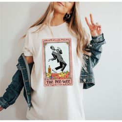 vintage the pee wee tarot card shirt, funny pee wee herman t-shirt, paul reubens comedian shirt, rip paul reubens shirt,