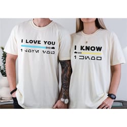 retro disney star wars shirt | princess leia and han solo i love you i know t-shirt | galaxy's edge | star wars day tee
