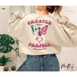 aesthetic christian sweatshirt, women's religious shirt, bible verse hoodie, christian gifts for her, catholic gifts for