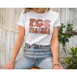 fcs teacher t-shirt | retro fcs teacher shirt | teacher shirt for facs | teacher teacher gift
