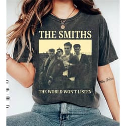 vintage the smiths aesthetic t-shirt,80s retro musical vintage t-shirt,gift for fans,comfort colors shirt