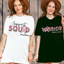 breast cancer support squad shirt, cancer awareness shirt, warrior shirt, breast cancer shirt, pink ribbon shirt, motiva