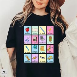 teacher shirt, maestra loteria, maestra shirt, dual language crew, bilingual teacher, spanish teacher, spanish teacher,